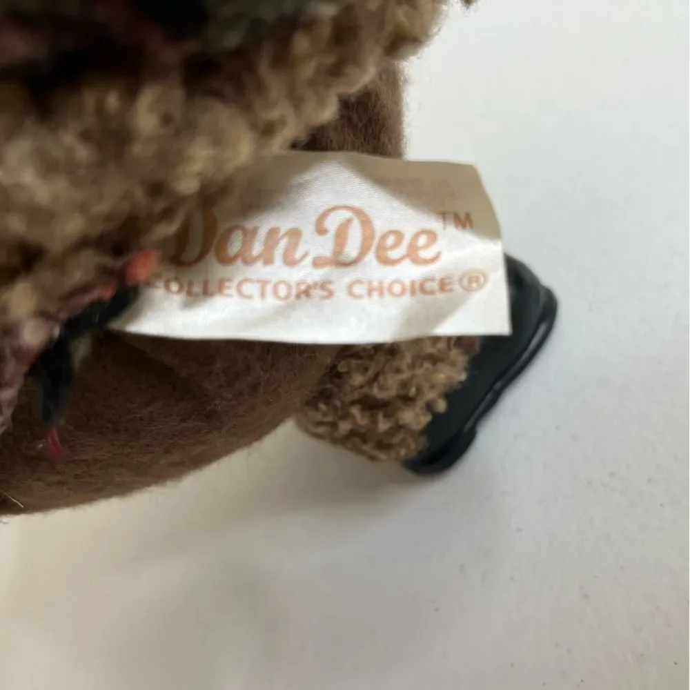 Dan Dee Collectors Choice Santa Round Toy Sack Grandfather Clock Rustic Stuffie